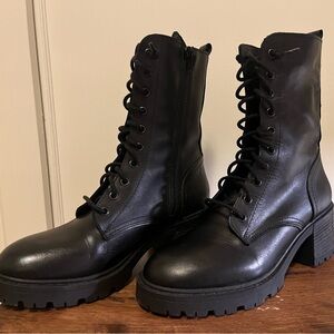 Italian Black Leather Boots